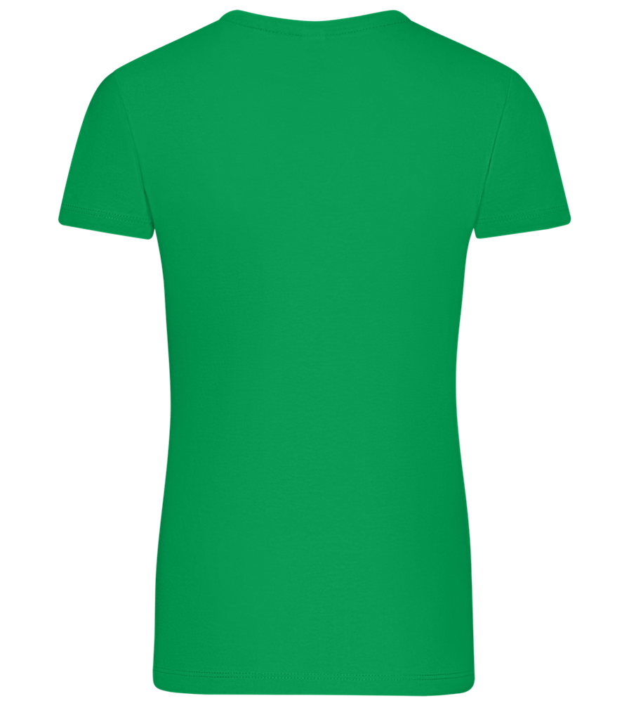 Super Mom Crown Design - Comfort women's t-shirt_MEADOW GREEN_back