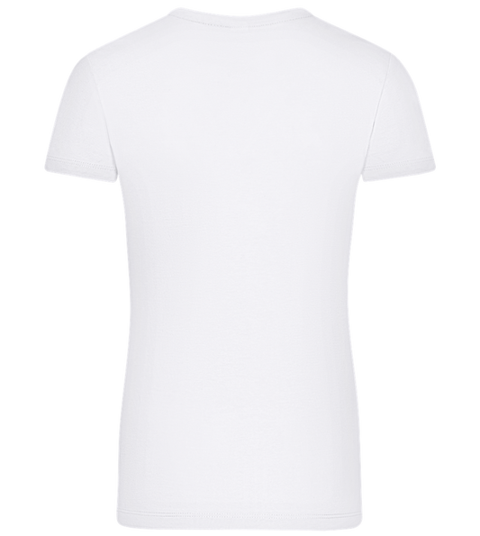 Super Mom Crown Design - Comfort women's t-shirt_WHITE_back