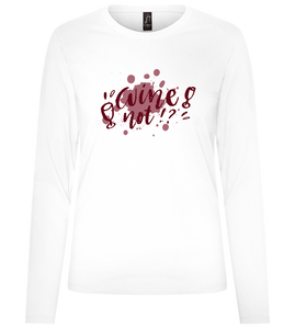 Wine Not Design - Premium Women´s long sleeve t-shirt