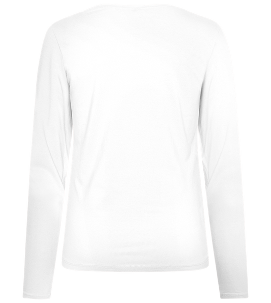 Wine Not Design - Premium Women´s long sleeve t-shirt_WHITE_back