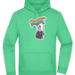 Rainbow Flag Skull Design - Premium Essential Unisex Hoodie_SPRING GREEN_front