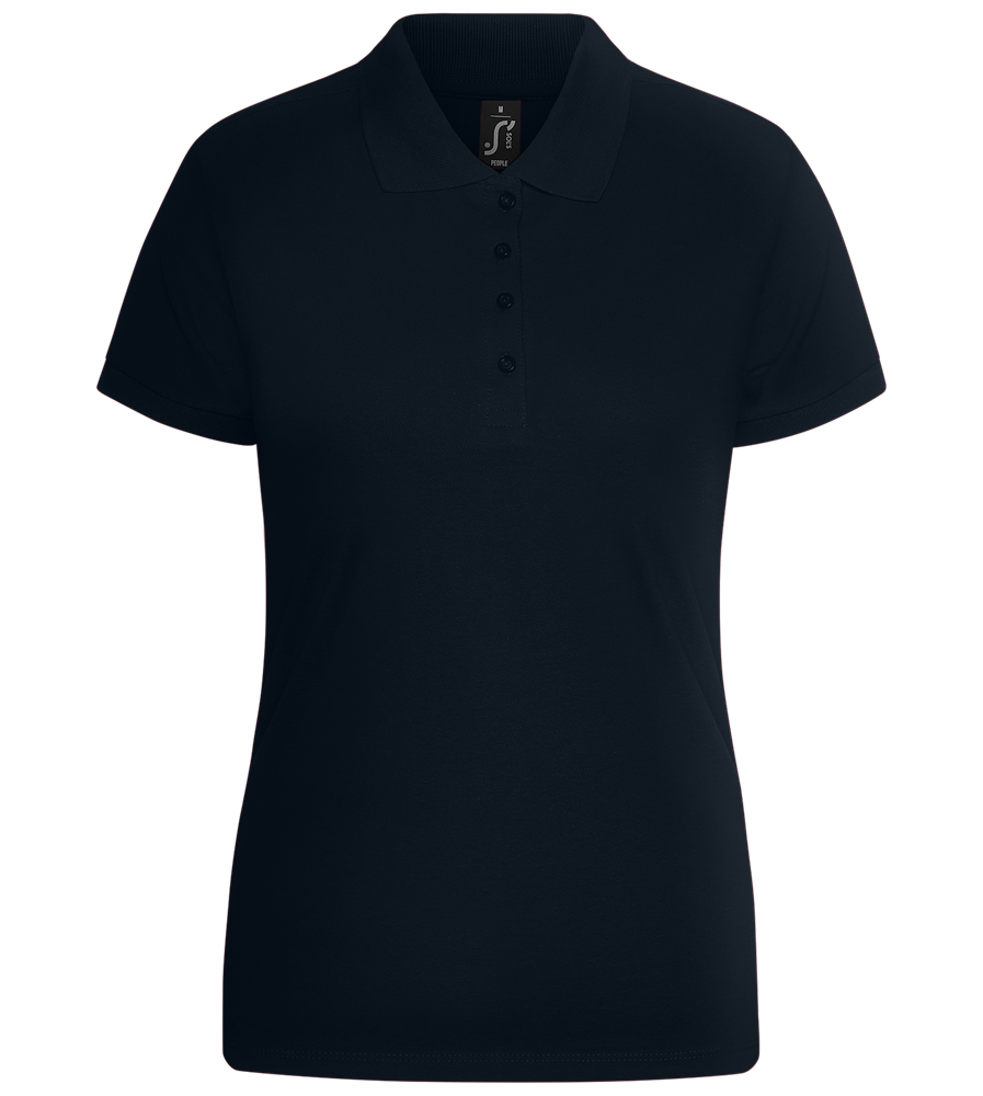 Premium Essential Women´s  polo shirt_BLACK_front