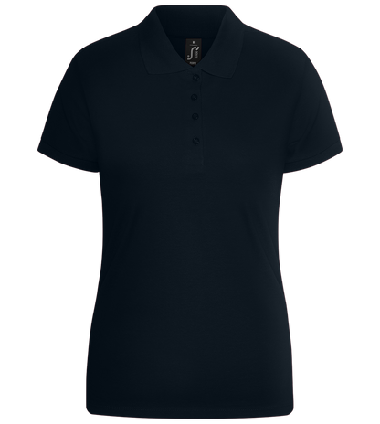 Premium Essential Women´s  polo shirt_BLACK_front