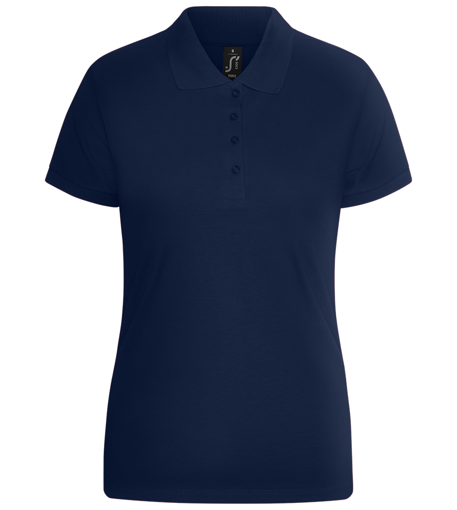 Premium Essential Women´s  polo shirt_MARINE_front