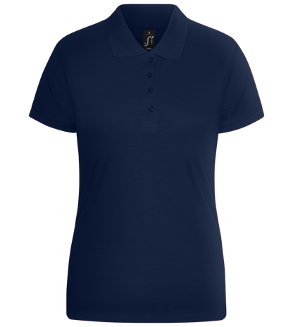 Premium Essential Women´s  polo shirt_MARINE_front