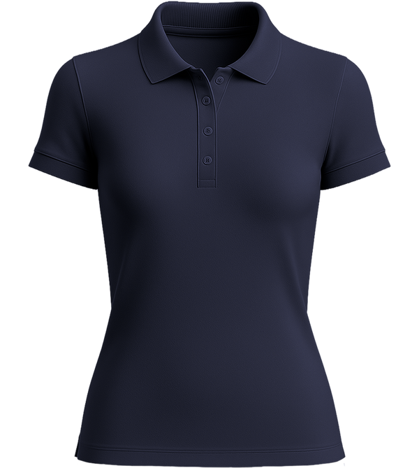 Premium Essential Women´s  polo shirt_MARINE_front