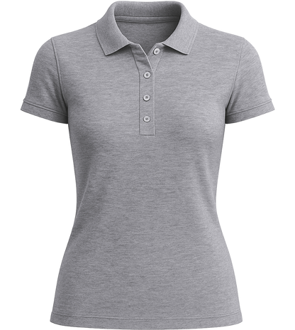 Premium Essential Women´s  polo shirt_ORION GREY II_front
