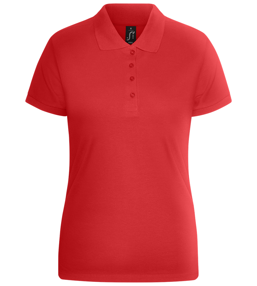 Premium Essential Women´s  polo shirt_RED_front