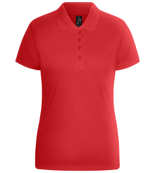 Premium Essential Women´s  polo shirt_RED_front