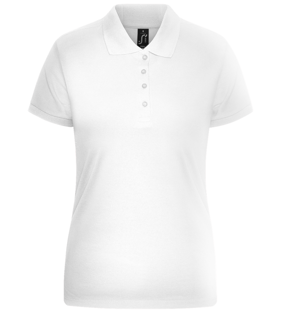 Premium Essential Women´s  polo shirt_WHITE_front