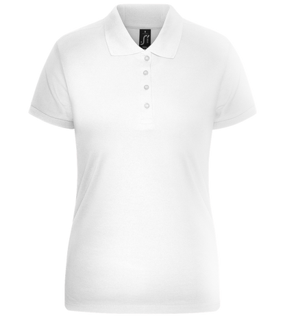 Premium Essential Women´s  polo shirt_WHITE_front