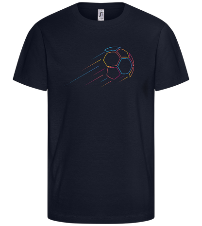 Minimalistic Ball Design - Comfort kids fitted t-shirt_FRENCH NAVY_front