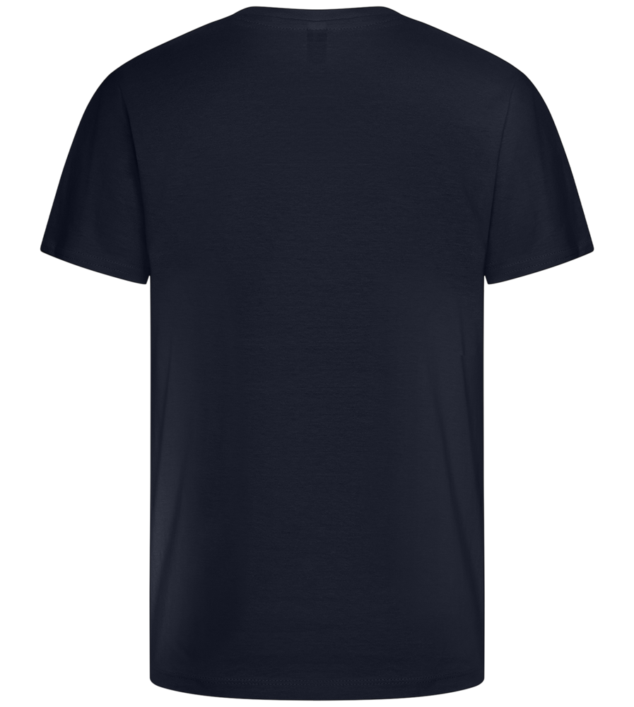 Minimalistic Ball Design - Comfort kids fitted t-shirt_FRENCH NAVY_back