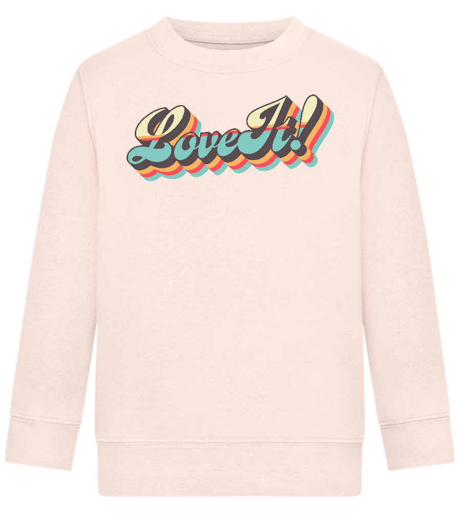 Love It Design - Comfort Kids Sweater_LIGHT PEACH ROSE_front