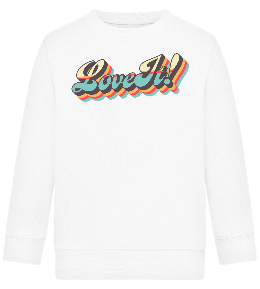 Love It Design - Comfort Kids Sweater_WHITE_front