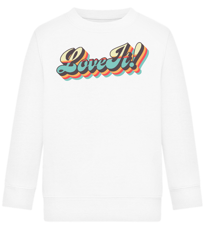 Love It Design - Comfort Kids Sweater_WHITE_front