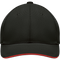 6-Panel Heavy Cotton Baseball Cap_BLACK/RED_front