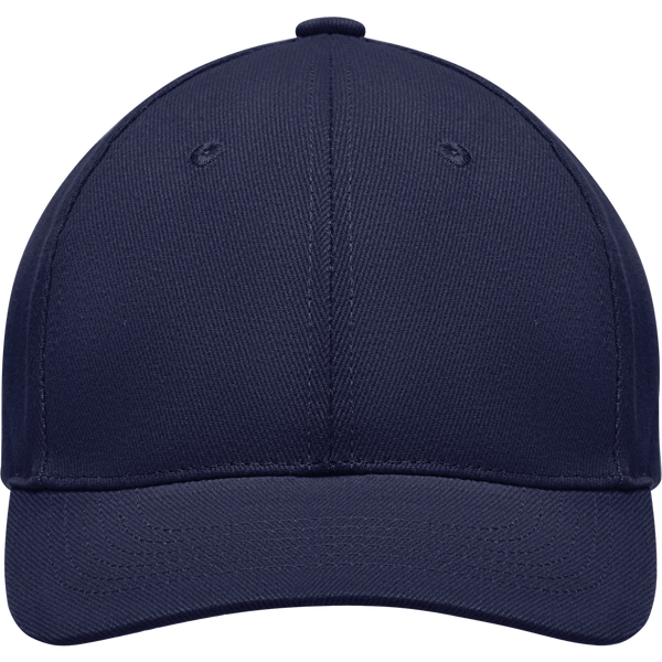 6-Panel Heavy Cotton Baseball Cap_BLUE_front