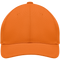 6-Panel Heavy Cotton Baseball Cap_ORANGE_front
