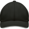 6-Panel Heavy Cotton Baseball Cap_WHITE/BLACK_front