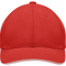 6-Panel Heavy Cotton Baseball Cap_WHITE/RED_front