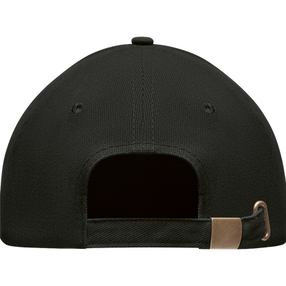 6-Panel Heavy Cotton Baseball Cap_BLACK/RED_back