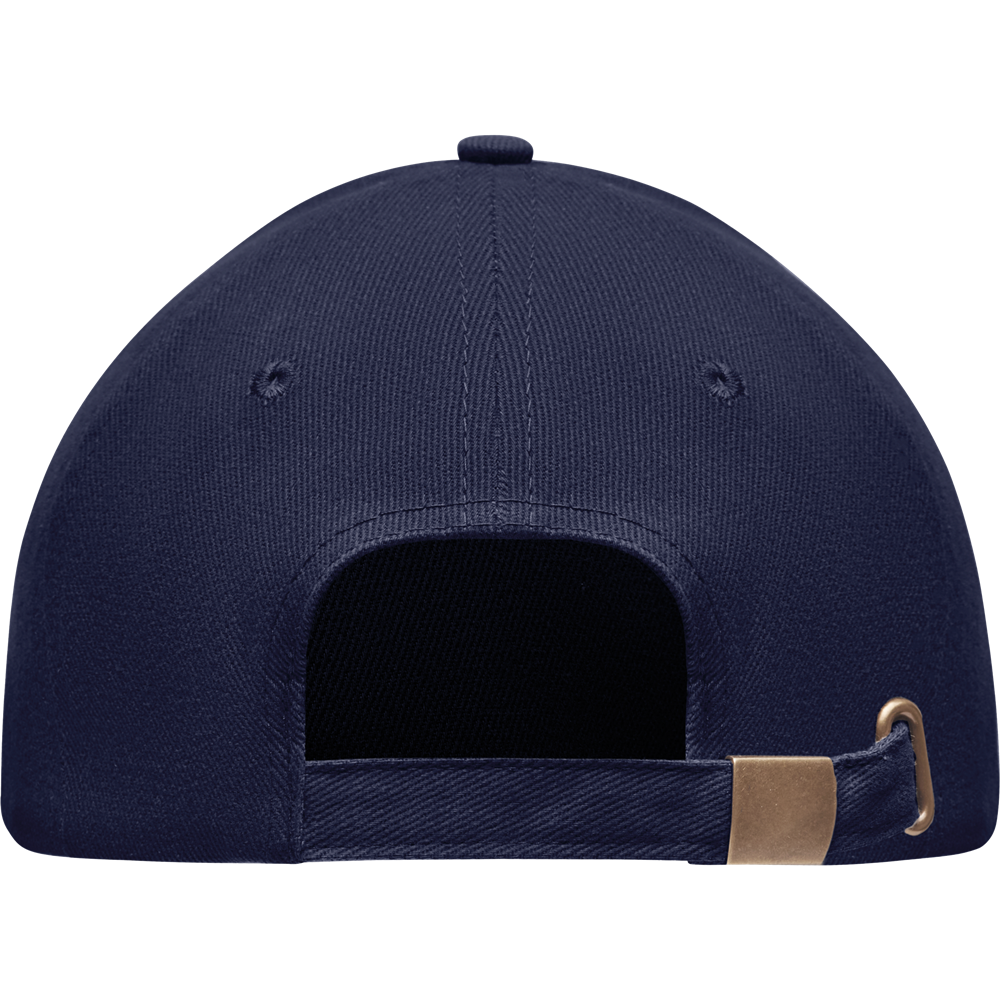 6-Panel Heavy Cotton Baseball Cap_BLUE_back