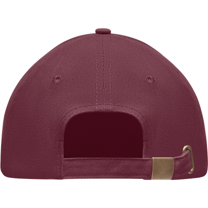 6-Panel Heavy Cotton Baseball Cap_BURGUNDY_back
