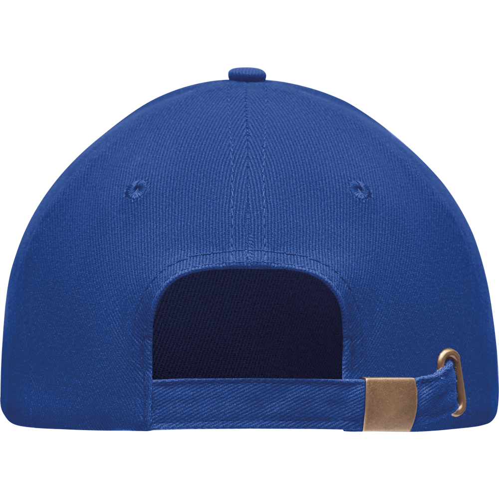 6-Panel Heavy Cotton Baseball Cap_ROYAL BLUE_back