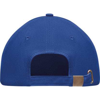 6-Panel Heavy Cotton Baseball Cap_ROYAL BLUE_back