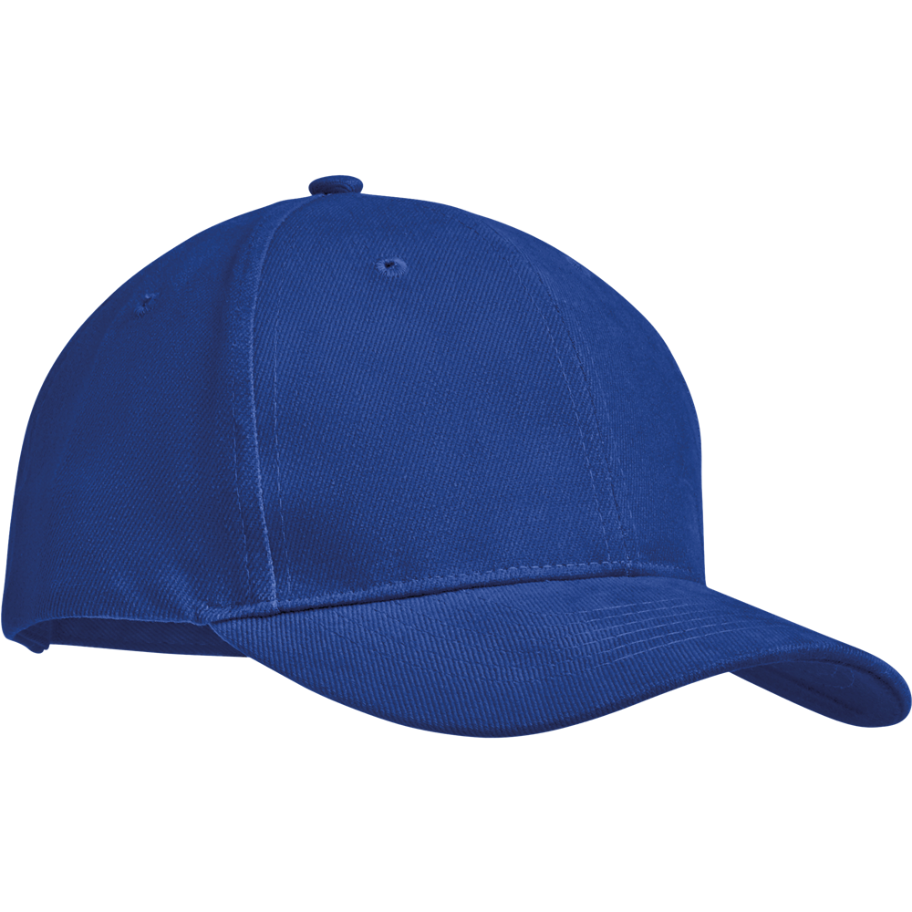 6-Panel Heavy Cotton Baseball Cap_ROYAL BLUE_DETAILEDIMAGE_front_1