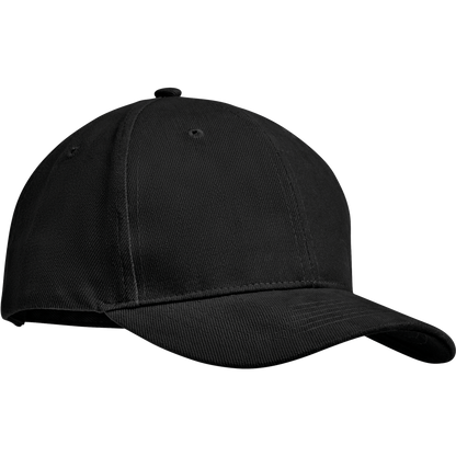 6-Panel Heavy Cotton Baseball Cap_BLACK_DETAILEDIMAGE_front_1