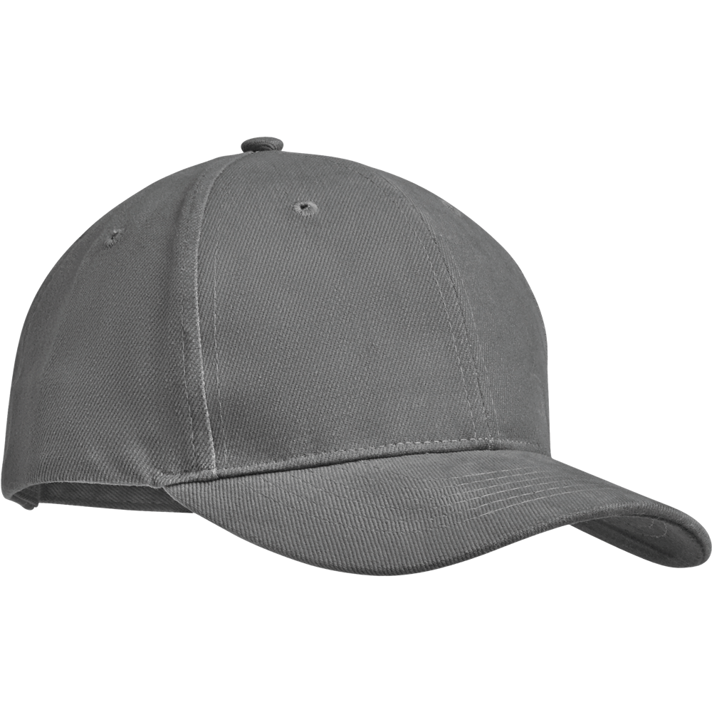 6-Panel Heavy Cotton Baseball Cap_GREY_DETAILEDIMAGE_front_1