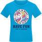 Believe in Magic Unicorn Design - Comfort kids fitted t-shirt_TURQUOISE_front