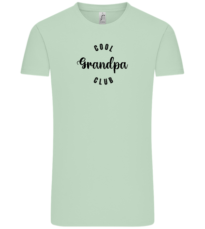 Cool Grandpa Club Design - Comfort Unisex T-Shirt_ICE GREEN_front