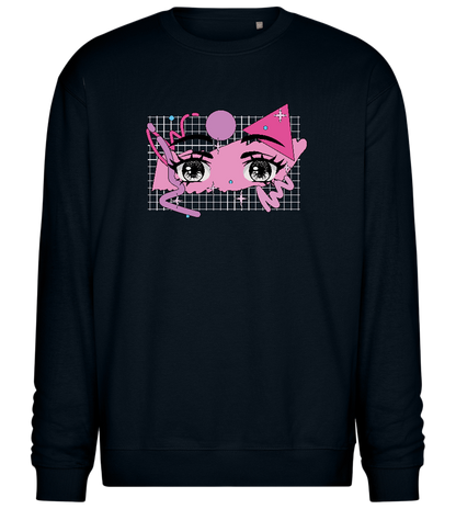 Fancy Eyes Design - Comfort Essential Unisex Sweater_BLACK_front