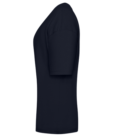 Antisocial Girl Design - Premium women's oversized t-shirt_FRENCH NAVY_left