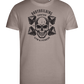 Bodybuilding Skull Design - Premium men's close fitting t-shirt_CHARCOAL CHIN_front