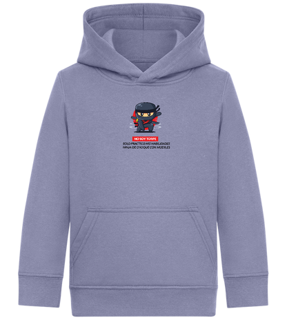 Ninja Design - Comfort Kids Hoodie_BLUE_front