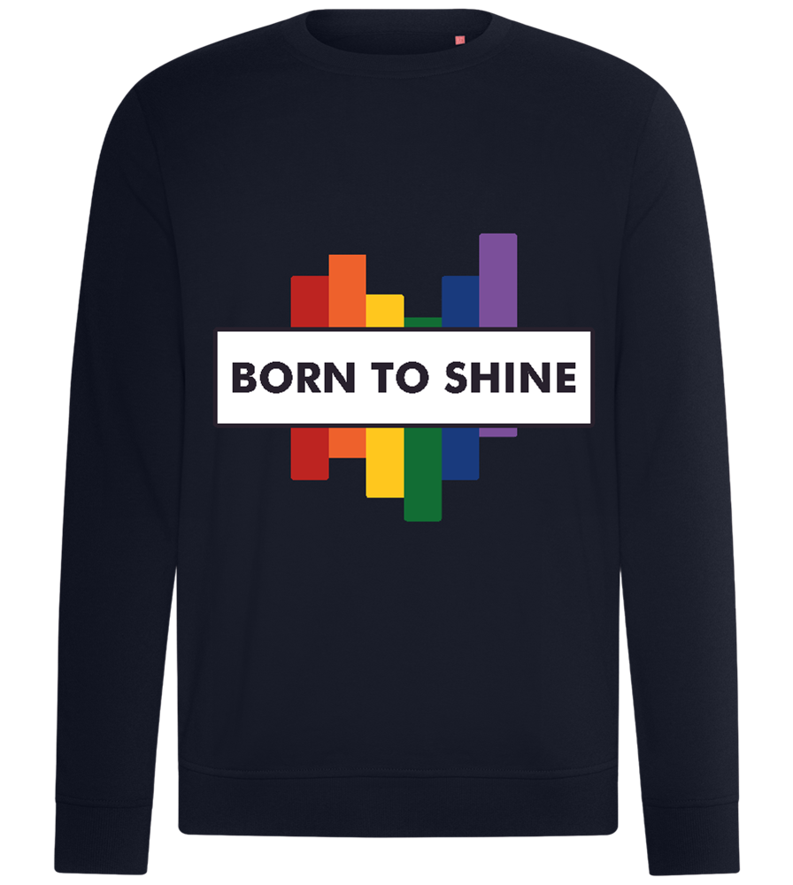 Born to Shine Design - Comfort unisex sweater_FRENCH NAVY_front