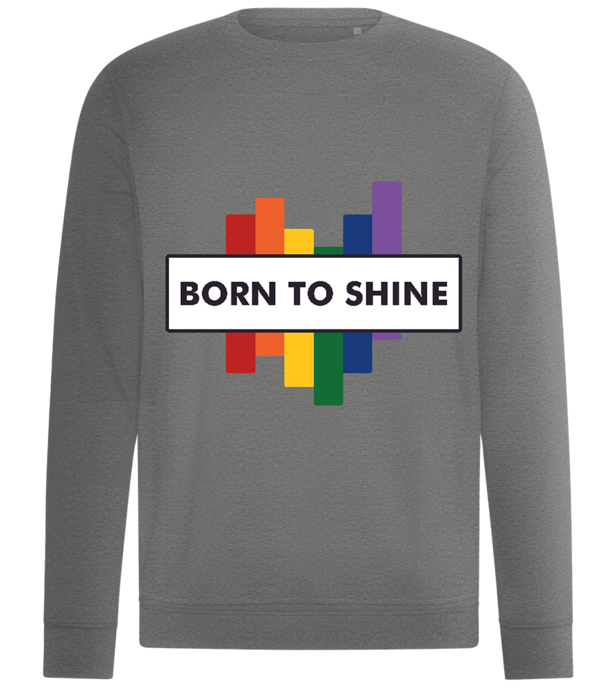 Born to Shine Design - Comfort unisex sweater_ORION GREY II_front