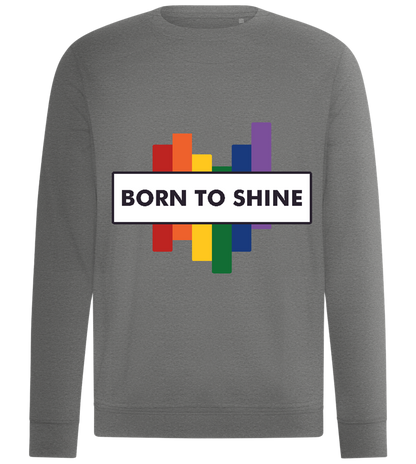 Born to Shine Design - Comfort unisex sweater_ORION GREY II_front