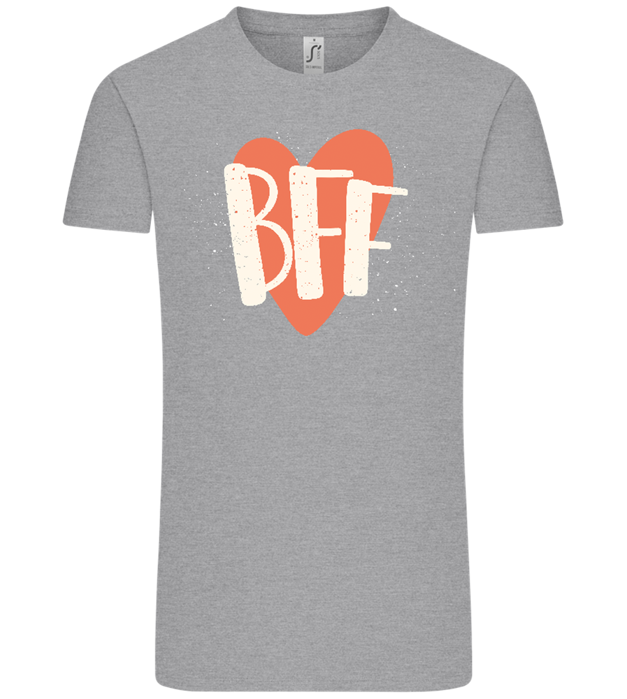 BFF Heart Design - Comfort Unisex T-Shirt_ORION GREY_front