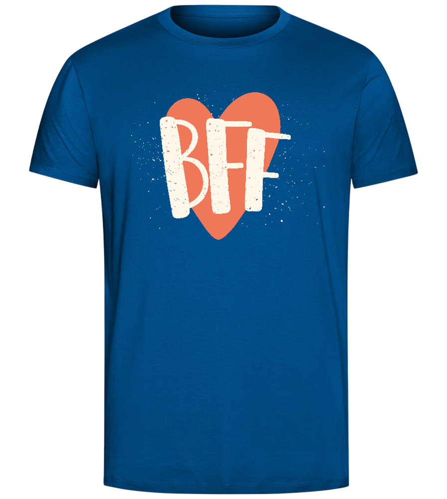 BFF Heart Design - Comfort Unisex T-Shirt_ROYAL_front