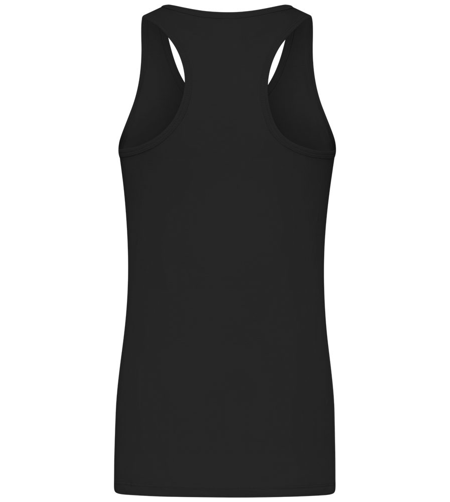 The Angel Within Design - Basic women's tank top_DEEP BLACK_back