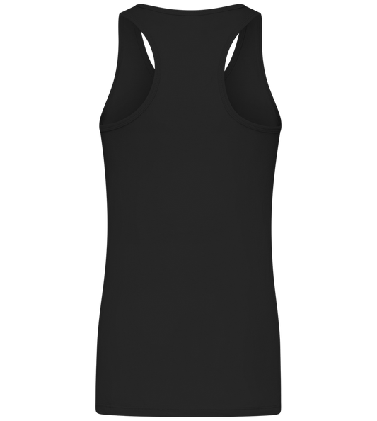 The Angel Within Design - Basic women's tank top_DEEP BLACK_back