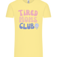 Tired Moms Club Design - Comfort Unisex T-Shirt_AMARELO CLARO_front