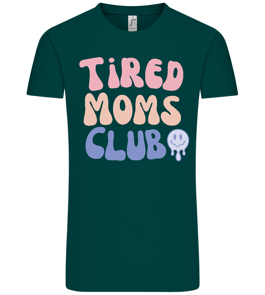 Tired Moms Club Design - Comfort Unisex T-Shirt_GREEN EMPIRE_front