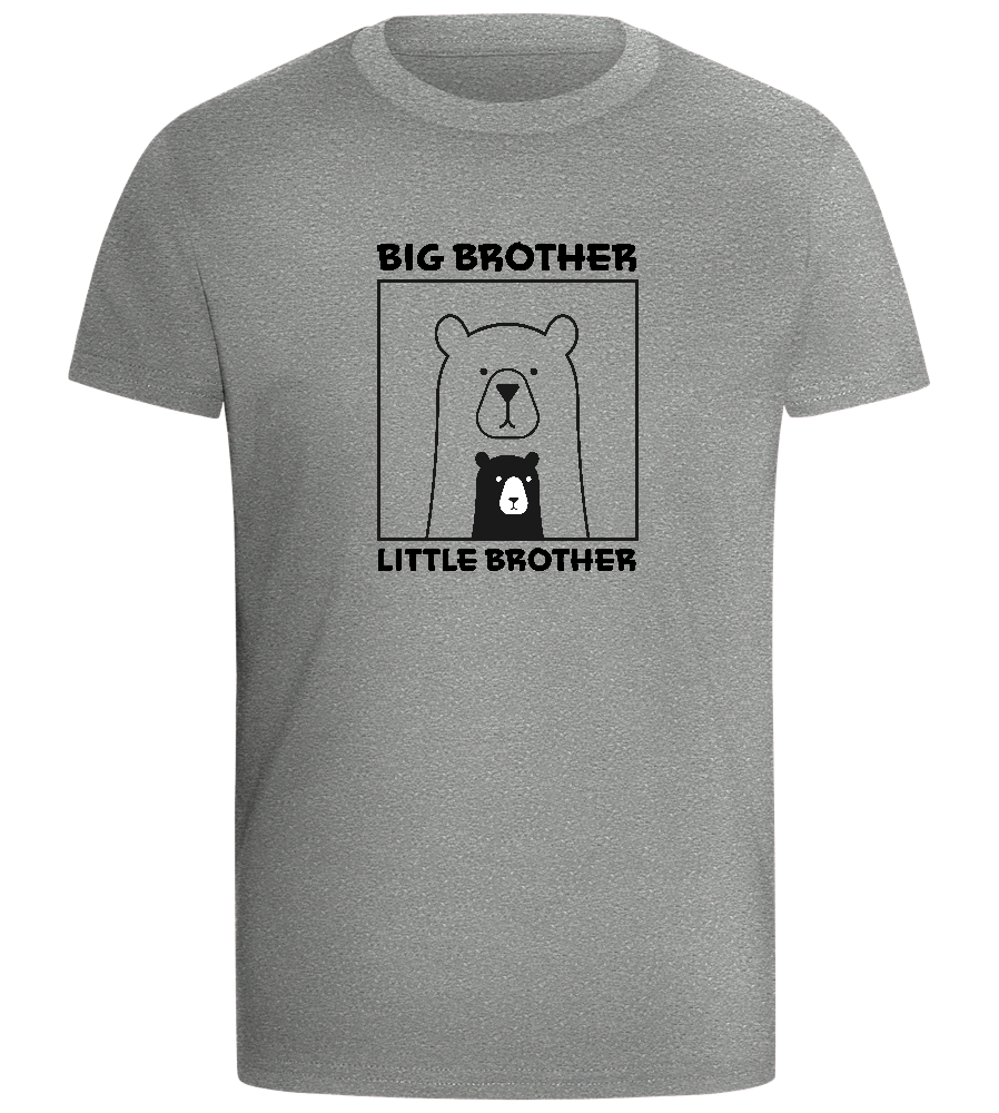 Big Brother Little Brother Design - Comfort boys fitted t-shirt_ORION GREY_front