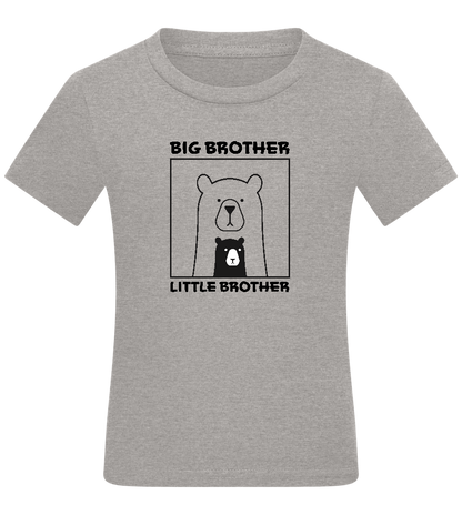 Big Brother Little Brother Design - Comfort boys fitted t-shirt_ORION GREY_front